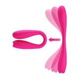 Vibrador Yedda Con Esqueleto Punto G Rosa