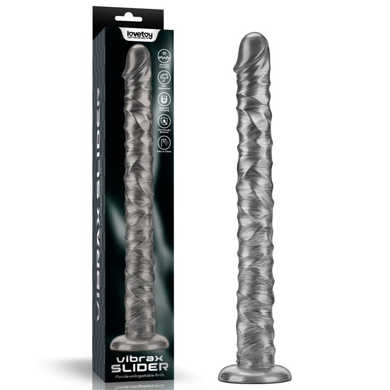 Vibrax Slider Dildo Anal Con Vibración King Sized 16