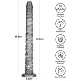 Vibrax Slider Dildo Anal Con Vibración King Sized 16