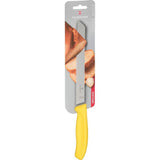 Victorinox Brotmesser 21cm Gelb Wellenschliff