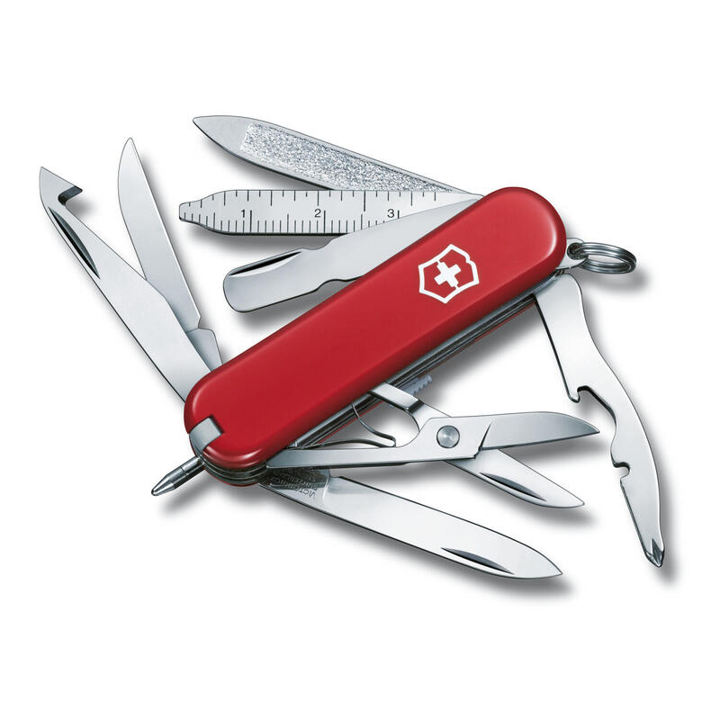 Victorinox Minichamp Swiss Army Knife 16 Functions Rojo V-0 63 V0 63 Victorinox63 Victorinox 63 85 (0.6385)