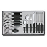 Victorinox Swiss Modern Besteck-Set 24 Tlg. Schwarz