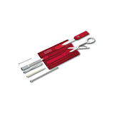 Victorinox Swisscard Classic Estuche De Maquillaje Y De Manicura Rojo, Transparente Abs Sintéticos