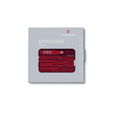 Victorinox Swisscard Classic Estuche De Maquillaje Y De Manicura Rojo, Transparente Abs Sintéticos