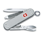 Victorinox Taschenmesser Classic Alox, Nagelfeile, Schraubendreher, Ring, Klinge, Schere, Multi-Tool Knife