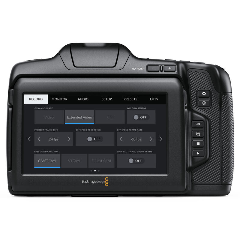 Videocamara  Blackmagic Pocket Cinema 6k