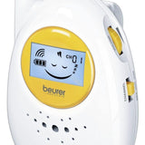 Vigilabebes Beurer By-84 Baby Monitor Modo Eco+ 864mhz Alcance 800m 2 Canales Pantalla Lcd Control Volumen Baja Radiación 3*Aaa