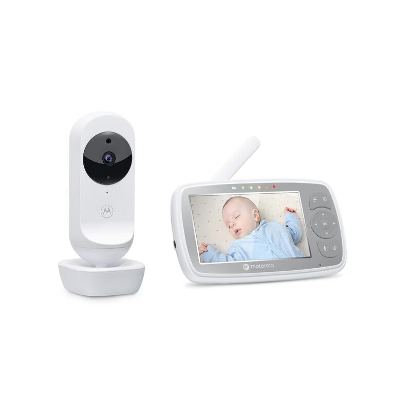 Vigilabebes Motorola Vm44 Connect 4.3" Wi-Fi Video Baby Monitor, White
