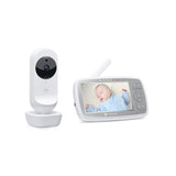Vigilabebes Motorola Vm44 Connect 4.3" Wi-Fi Video Baby Monitor, White
