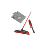 Vileda Pet Pro Siempre Limpia Besenbox, Juego De 3 Partes Rojo, Siempre Limpia Besen + Pet Pro Electrostatic Brush + Pet Pro Microfibra Toille Xl 175388