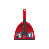 Vileda Juego De Recogedor Y Cepillo Negro, Rojo  141742