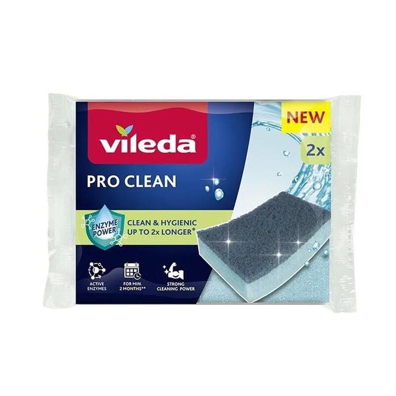 Vileda Pro Clean Estropajo Enzimático 2 Uds.