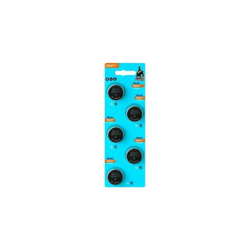 Vinnic Pila Boton Litio Cr2477 3v Blister*5