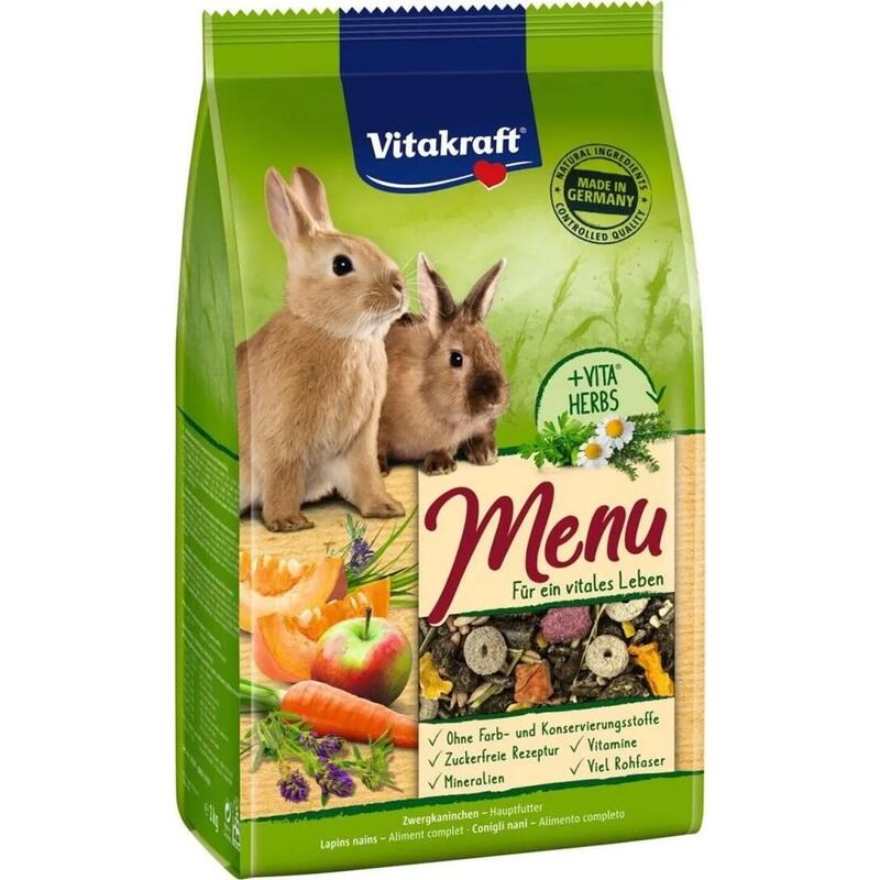 Vitakraft Menú Vital 3kg Alimento Para Cochillas
