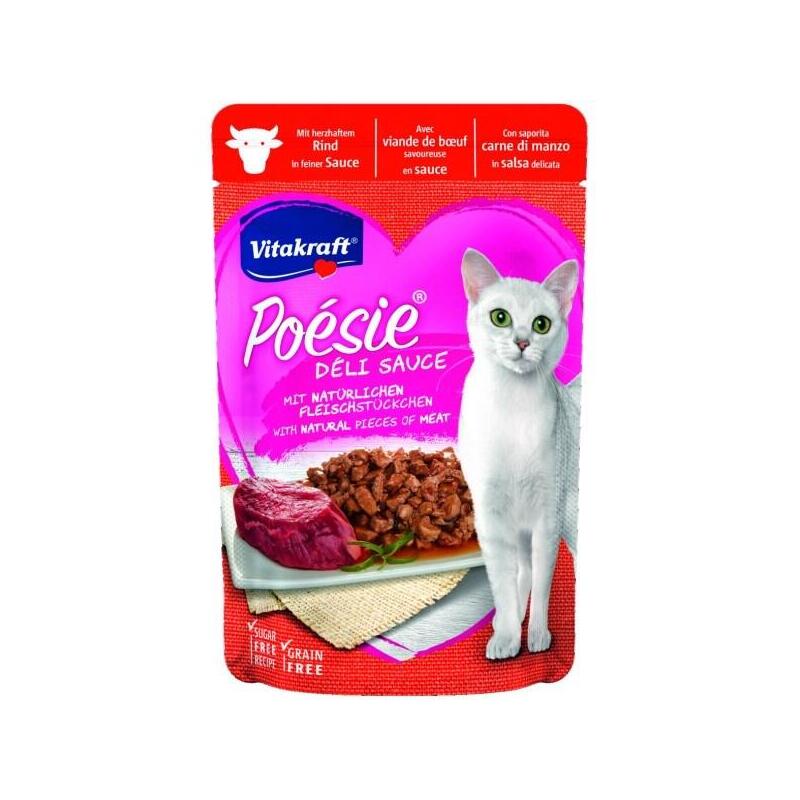 Vitakraft Poesie Delice Buey - Comida Húmeda Para Gatos - 85 G
