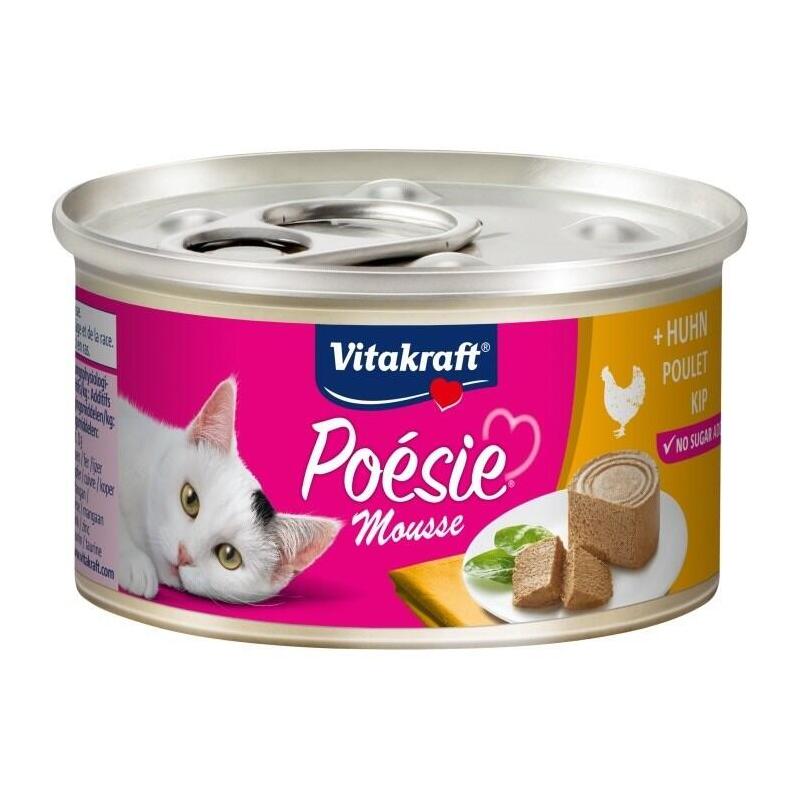 Vitakraft Poesie Mousse Chicken - Wet Cat Food - 85 G