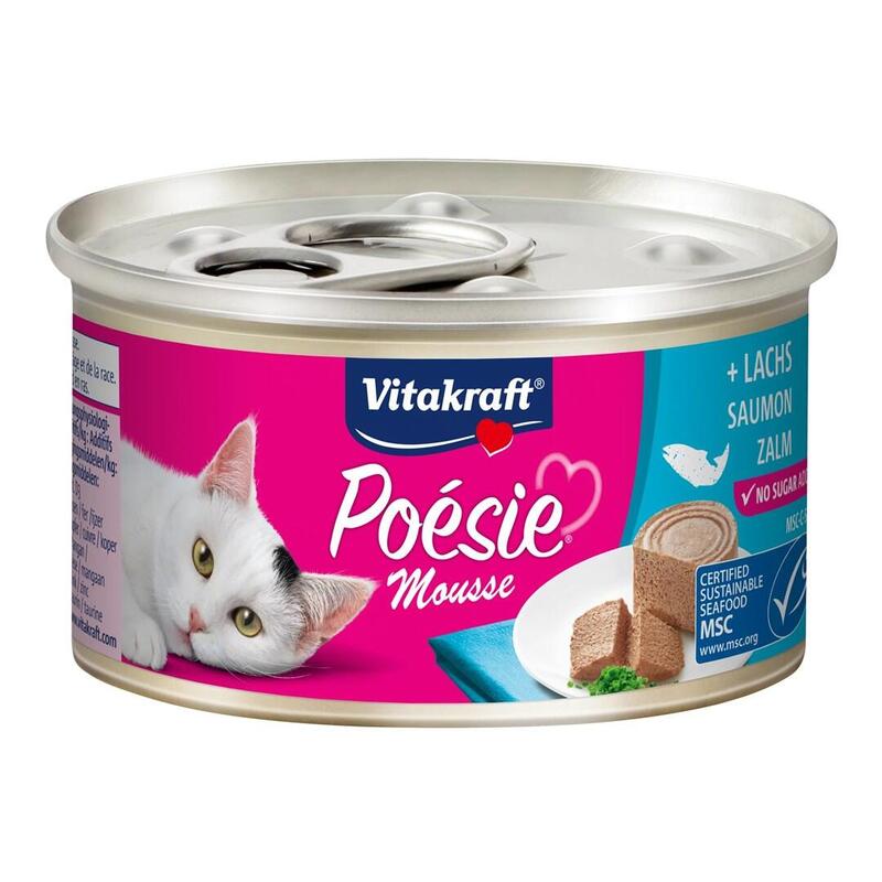 Vitakraft Poesie Mousse Salmon - Wet Cat Food - 85 G