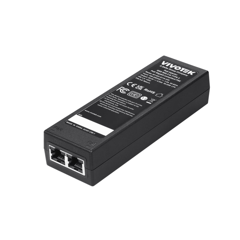 Vivotek Ap-Gic-011a-030 Indoor Gigabit Poe Injektor, 30w