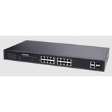 Vivotek Aw-Gel-205a-260 Poe Switch, 16xge Poe + 2xge Utp + 2xge Sfp