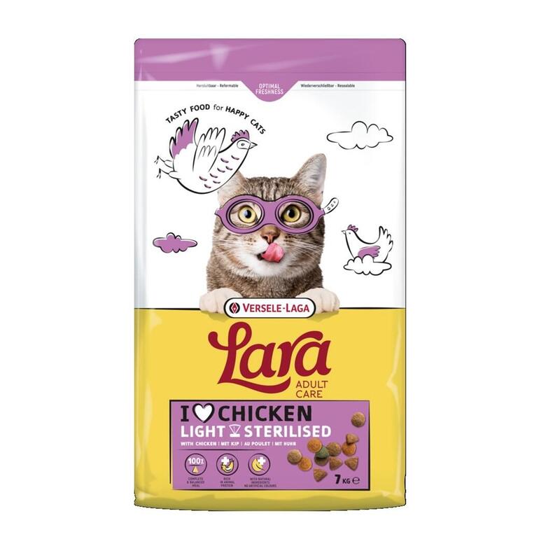 Vl-Lara Alimento Para Gatos Adultos Light Esterilizado 7kg
