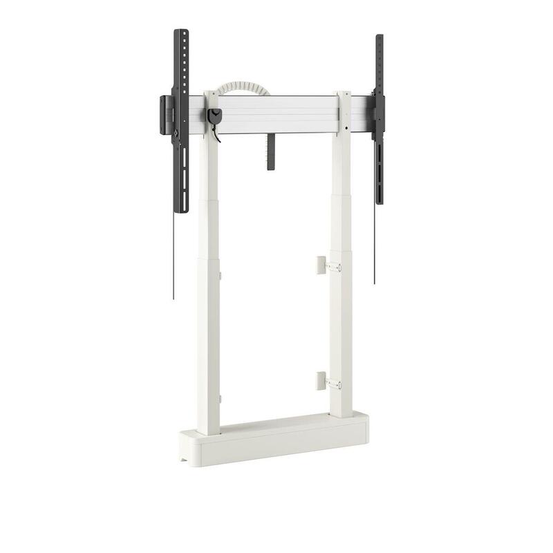 Vogels Rise 2005 Boden-Wand-Lösung Con Motorisiertem Display-Lift - Blanco