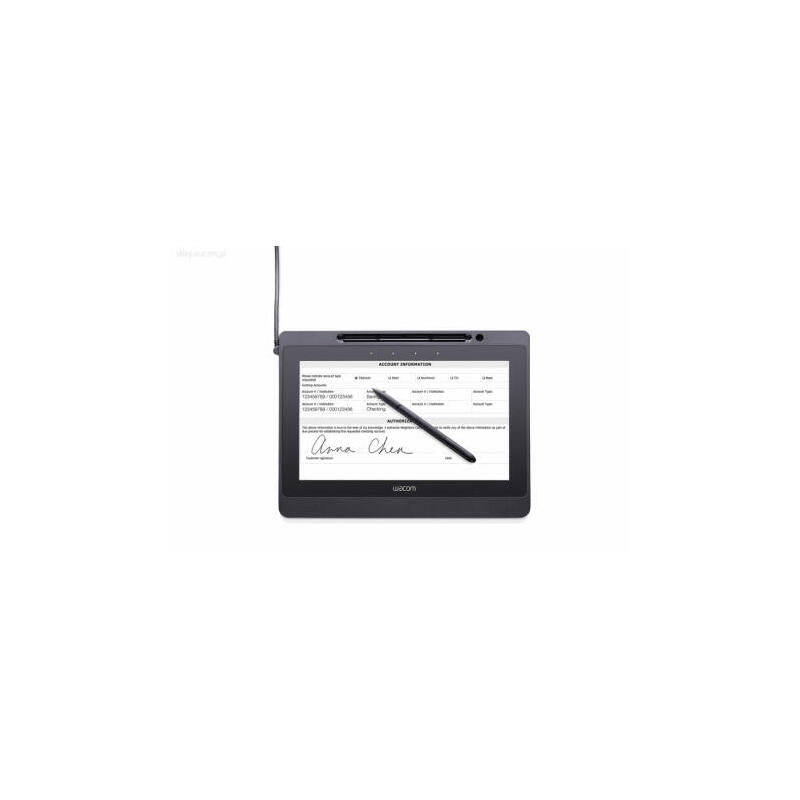 Wacom Signature Set Tableta Gráfica Negra, Incluye Software Sign Pro Pdf Para Windows Dtu-1141b