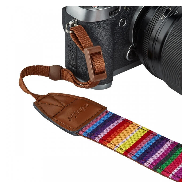Walimex 21332 Correa Cámara Digital Azul, Verde, Rosa, Púrpura, Rojo, Amarillo