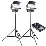 Walimex Pro Sirius 160 Led 65w Daylight 2-Pack With Tripods