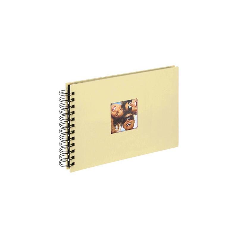 Walther Fun Cream Wire-O 23x17 40 Paginas Negras Sa109h