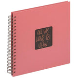 Walther Fun Living Coral   26x25 Album Mit 40 Seiten    Sa-108-Lc