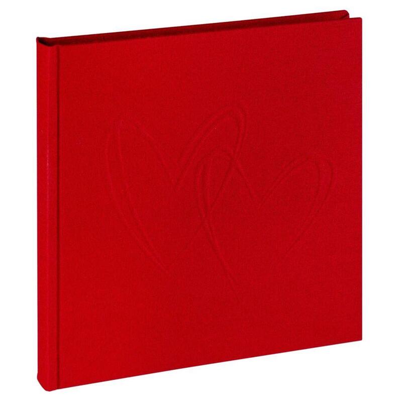 Walther My Heart Rot       20x20 40 Weisse S. Leineneinband Fa243r