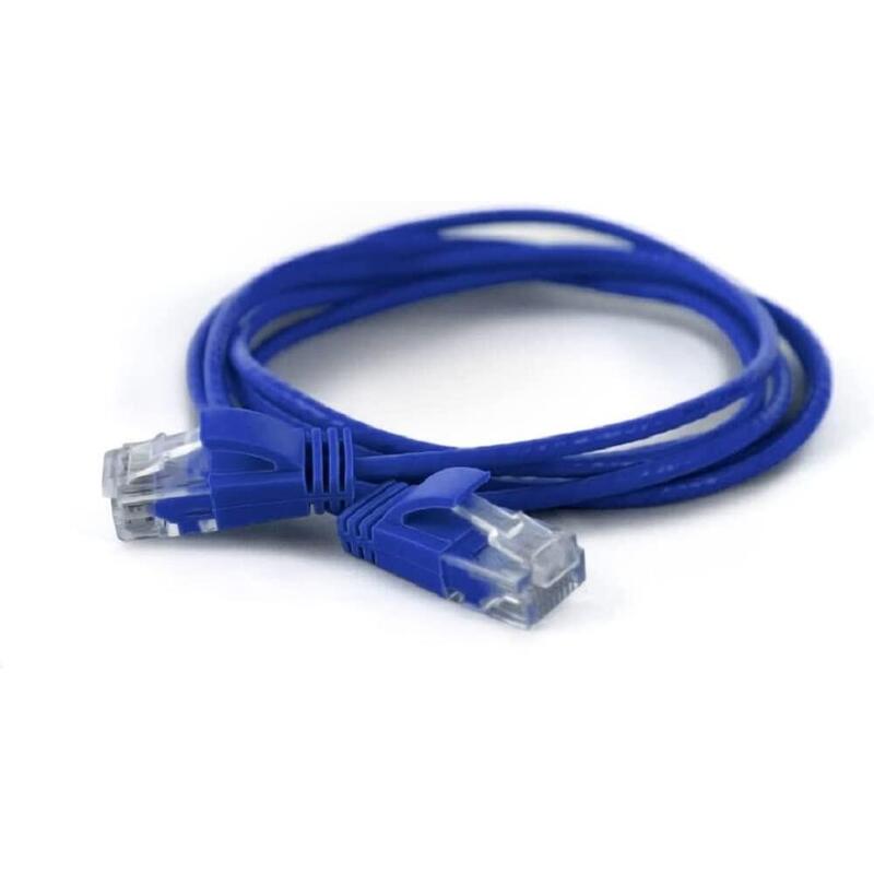 Wantec Cable De Red Utp Cat6a D=2,8mm 0,25m Azul
