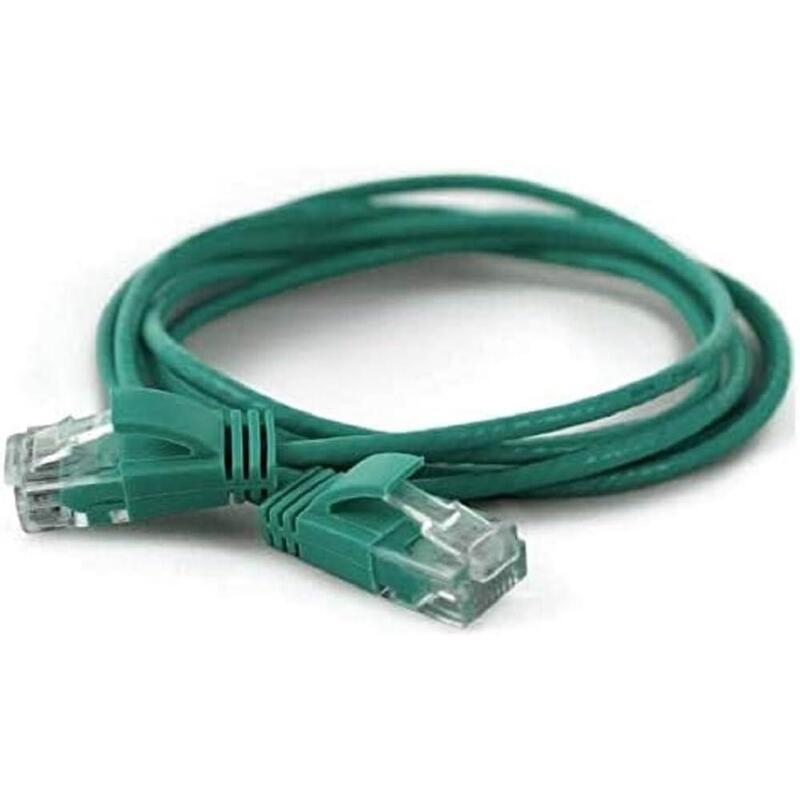 Wantec Cable De Red Utp Cat6a D=2,8mm 1,50m Verde