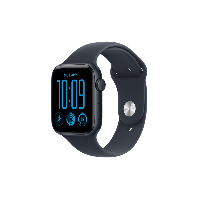 Watch Apple Watch Se 3 (2026) Gps 44mm Midnight Aluminium Case With Navy Blue Sport Band S/M - Midnight