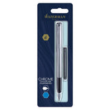 Waterman Füller Allure Chrom C.C. F Azul Blimer