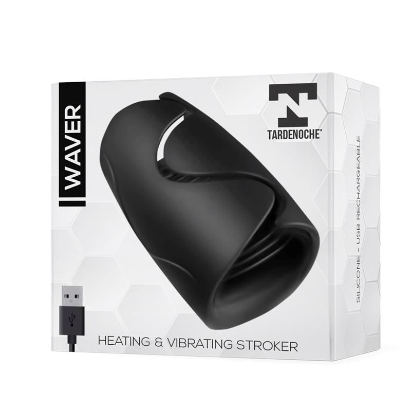 Waver Masturbador Masculino Función Calor Y Vibración Flexible Usb Silicona