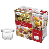 Weck Round Rim Jar Muffin 165ml Set Of 6