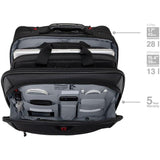 Wenger Potomac Trolley Para Portátil De Hasta 17 Pulgadas, Funda Extraíble Para Portátil De 15 Pulgadas, 23 L, Negro, 600661