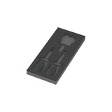 Wera 9881 Inserto De Espuma Para Alicates De Knipex Set 2, Negro/Gris Vacío, Para Herramientas De Taller Rebelde 05137381001