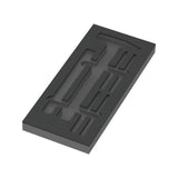 Wera 9882 Inserto De Espuma Para Juego De Martillo 1, Vacío Negro/Gris, Para Carro De Taller Tool Rebel 5137382001