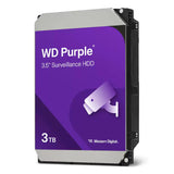 Western Digital 3tb-Wdpurple Disco Duro 3tb Wd Purple Para Videovigilancia 3.5" Sata 256mb De Caché