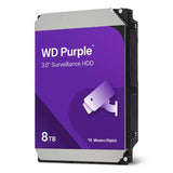 Western Digital 8tb-Wdpurple Disco Duro 8tb Wd Purple Para Videovigilancia 3.5" Sata 256mb De Caché