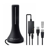 Wewnetrzna Antena Dvb-T/T2 Wzmacniacz Sygnalu 4k Wysoki Zysk 32dbi Kabel 4m