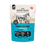 Wiejska Zagroda Horse Meat With Veal - Comida Húmeda Para Perros - 500g