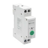 Qoltec 50881 Wifi Din Rail Relay With Electricity Meter 63a Tuya Smart Life