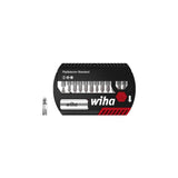 Juego De Puntas Wiha Flipselector Standard, 13 Piezas Negro/Rojo, Ph / Pz / Sl, Con Clip Para Cinturón 39049