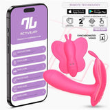 Wingy Estimulador Mariposa Con App Peach Red