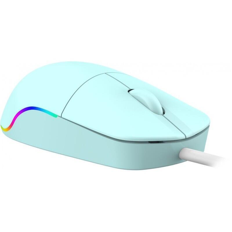 Mysz Przewodowa Azora Mb-241 1200 Dpi Mietowa Podswietlenie