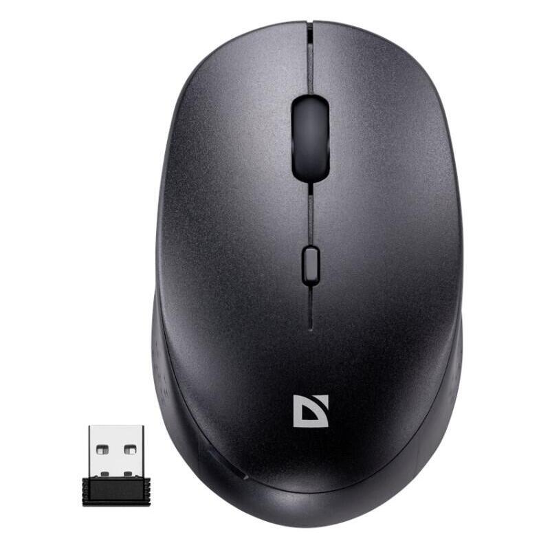 Mysz Bezprzewodowa Silent Click Auris Mb-027 800/1200/1600 Dpi Negro