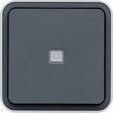 Wnc021 Pulsador, Wechsler Iluminado Ap W.1 Gris